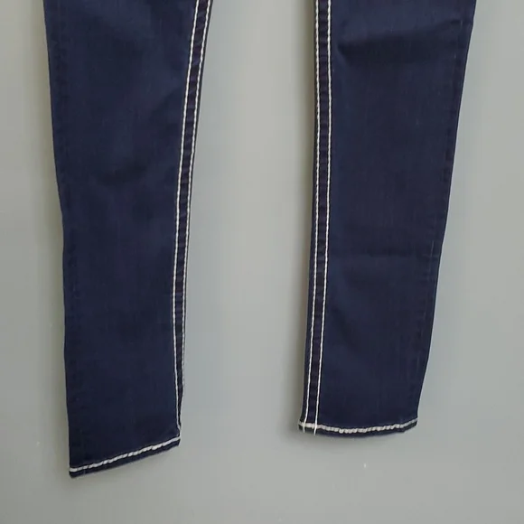 Wms TRUE RELIGION skinny jeans (sz 27) - Picture 6 of 7